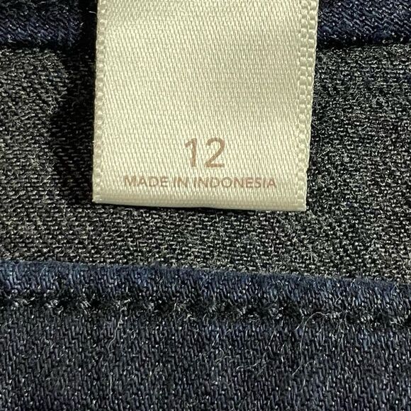 Loft denim button front sailor skirt with front buttons size 12 - Picture 9 of 9